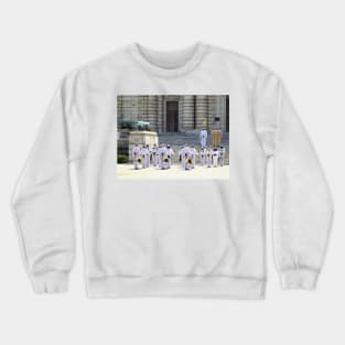 Annapolis Naval Academy - Band Leaving Noon Meal Formation Crewneck Sweatshirt